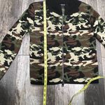 SML Sport Camouflage Double Zipper Sweater Small Green Brown Black Cream Photo 10