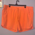 Columbia Bright Orange Woman’s 3X Athletic Shorts Pockets Photo 0
