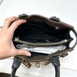 Michael Kors ‎ Tatina Mini Logo & Patent Leather Satchel Photo 9