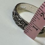 Brighton LE LOUVRE Heart Black Swarovski Crystal Silver Bangle Bracelet Photo 8