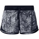 Lululemon Hotty Hot Short (Long) Mini Antique Paisley White Black Size 4 Photo 2