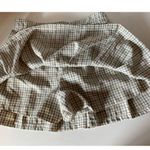 HYFVE  plaid school girl skort size large junior sage, cream tan Photo 2