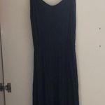 Bobi Navy blue  cotton maxi dress Photo 1