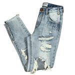 One Teaspoon  Distressed Ankle Length Blue Jeans(Size 26) Photo 3