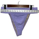Free People  Beach Dylan High Waist Bikini Bottom Size Large Purple Swimwear Photo 6