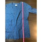Chico's  2 Lightweight Cardigan Sweater Womens Large Blue Modest Office Church‎ Photo 9