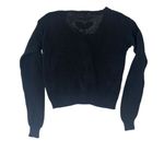 Charlotte Russe size small heart Black Open-Knit Top cardigan sweater y2k 90s Photo 6