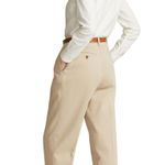 Lauren Ralph Lauren Women’s Khaki Pleated Pants Size 16 Cotton High Waist Photo 0