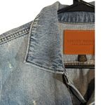 Lucky Brand Tomboy Trucker Raw Hem Collared Button Front Jean Jacket Women Sz S Photo 3