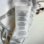 Calvin Klein  Brown Cream Tie Dye Short Sleeve Stretchy Pullover Blouse Size M Photo 5