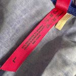 Cristina Love Womens Empire Waist Babydoll Mini Dress Smocked Floral Blue Large Photo 7