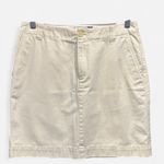 Gap Y2K Butter Yellow Cotton Chino Mini Skirt Size 6 Preppy Classic Photo 6