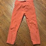 Lululemon  Orange Red Cropped Pocket Legging Photo 0