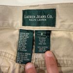 Ralph Lauren Lauren Jeans Co.  High Rise Cropped Capri Khaki Jeans Women’s 8 Tan Photo 4