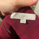 Loft 3/4 SLEEVE CRANBERRY BLOUSE Photo 2