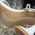 SheIn white wrap heels Photo 4