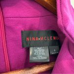 Nina McLemore magenta/purple tunic with 3/4 sleeves size 6 Purple Photo 2