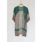 Cupshe Boho Floral Kimono Cover Up | One Size Open Front Beach Cardigan Duster Photo 2