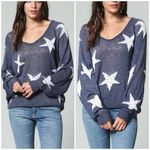 Blank Paige Blue Star Sweater Photo 0