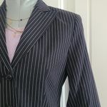 The Limited  vintage black striped jacket blazer size XS nwot Photo 4