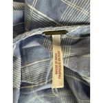 Free People Free‎ People Boho Cottagecore Peasant Top Size Med V Neck Lace Ruffle Light Blue Photo 3