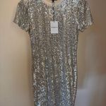 Generation Love NWT Donna Sequin Dress Silver size XXS Photo 3