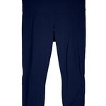 Athleta  Small Capris Leggings Stretch Low-Rise Inner Pocket Cropped Navy Blue Photo 0