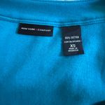 New York And Company  NWOT Teal Stretchy Dress Photo 3