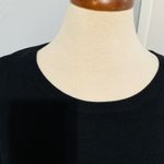 Philosophy Republic Clothing Black Long Sleeve Crew Neck Zip Back Sweater Top L Size L Photo 6