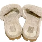 UGG  Womens Size 7 Cozette Soft Slide Cozy Shearling Fur Slippers Oyster Photo 4