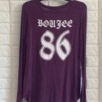 Raggs II Riches Boujee 86 plum purple‎ keyhole long sleeve tunic Photo 2