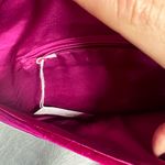 Velvet Envelope Clutch in Pink, Gray, and Black Pink Photo 3