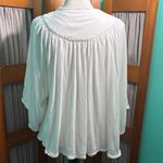 Miami  White open front cardigan kimono with Pom-Pom Trim Photo 5