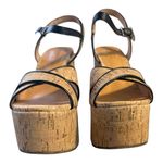 Schutz NWT / Keefa Weekend Cutout Cork Block Sandals Size 8 Photo 3
