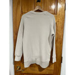 Varley  Manning Ivory Womens Ribbed Side Zip Sweatshirt Size XS Photo 4