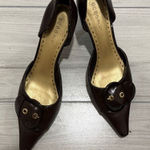 BCBGMAXAZRIA  BCBG Women’s  Kitten Heels Size 7.5 Faux Leather Photo 0