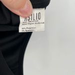 Asilio  Rebel Nights Bodysuit Black Off Shoulder Cap Sleeve Style AS201333 Size 8 Photo 3