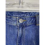 Banana Republic New  Wide Leg Crop Jeans Sz 10 Denim Blue Stretch Low‎ Rise Photo 5