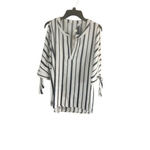 Blue Rain blouses for women Size large blue and white Photo 4