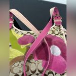 Coach  Y2K Signature Pink Poppy For Peace Flower Crossbody Bag Photo 3