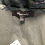 Madewell Marianna Puff-Sleeve Blue & Green Plaid Mini Dress - New! - Size 3x Photo 4