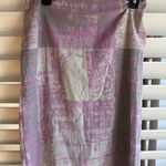 Pastel Abstract Women's Pencil Skirt Purple Photo 0