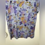 Torrid NTM:  Gray with Multicolored Floral Print Short Sleeved T Shirt Sz 2 Photo 9