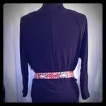 Avon Black 3/4 Sleeve Long Sweatshirt Photo 1