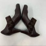 Born 6.5 Brown Leather Mary Jane Heel Pump W61241 Photo 4