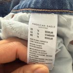 American Eagle  Outfitters Blue Highest Rise Baggy Jeans Size 16 Straight Leg Photo 3