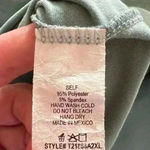 White Birch  seafoam long sleeve top Photo 3