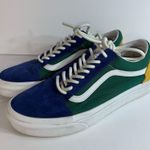 Vans Old Skool Shoes Mens 6.5, Women 8 Suede Colorblock Skate EUC Photo 1