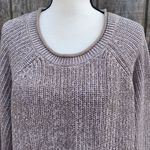 Ellen Tracy Tan Hi Low Knitted Crewneck Sweater Size XXL Photo 2