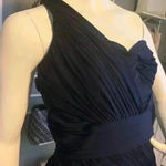 Laundry by Shelli Segal Little Navy Blue Stretch Midi Dress size 10 Photo 8